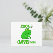 カエルは彼らを愛している ポストカード (スタンド正面)