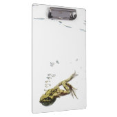 カエルは水に飛び込んでいたりそして潜っている クリップボード (右)