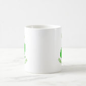 カエルは生命をより幸せにさせます コーヒーマグカップ (中央)