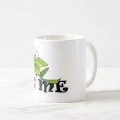 カエルは私を舐めます コーヒーマグカップ (正面右)