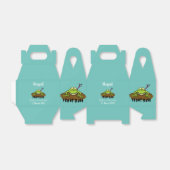 カエルは緑のおもしろいカエルの漫画を支配 フェイバーボックス (折り畳みなし)