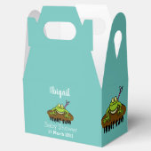 カエルは緑のおもしろいカエルの漫画を支配 フェイバーボックス (オープン)