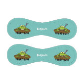 カエルは緑のおもしろいカエルの漫画を支配 野球ボール (パネル)