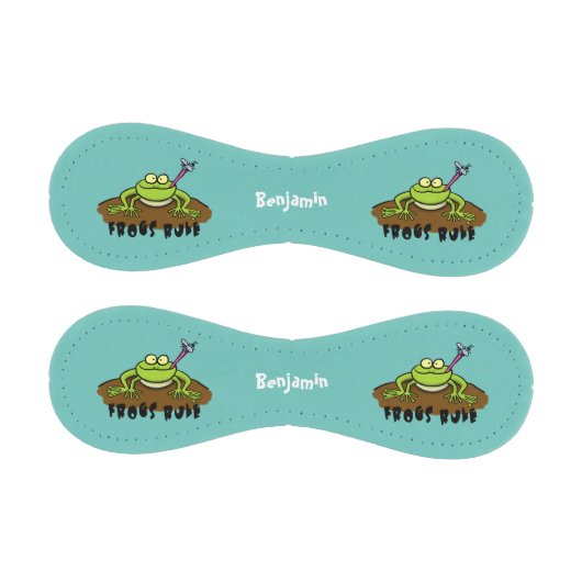 カエルは緑のおもしろいカエルの漫画を支配 野球ボール (パネル)