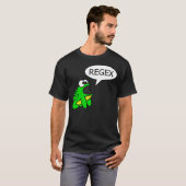 カエルは言います"Regex "を Tシャツ (正面フル)