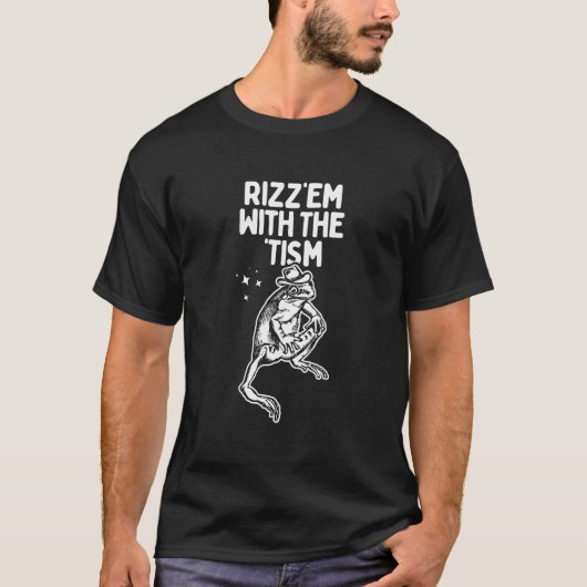 カエルはEmを正気に傾ける Tシャツ (正面)