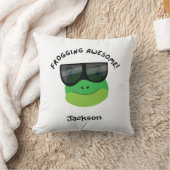 カエルみたいにすごい クッション (ブランケット)