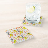 カエルよくはしゃぐ類 ガラスコースター (アングル)