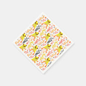 カエルよくはしゃぐ類 スタンダードカクテルナプキン (角)