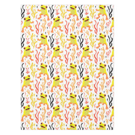 カエルよくはしゃぐ類 テーブルクロス