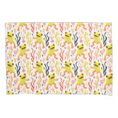 カエルよくはしゃぐ類 枕カバー (正面)