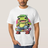 カエルを冷やす Tシャツ (正面)