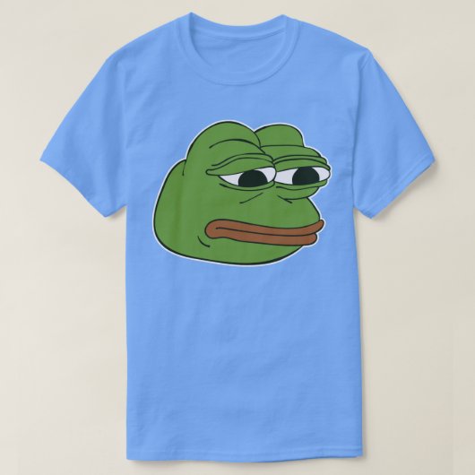 カエルを悲しませる Tシャツ (デザイン正面)
