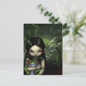 「カエルを愛する」はがき ポストカード (スタンド正面)