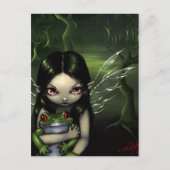 「カエルを愛する」はがき ポストカード (正面)