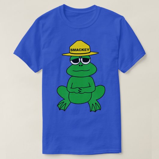 カエルを打ち砕く Tシャツ (デザイン正面)
