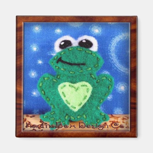 カエルを自由にする マグネット (正面)