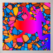 カエルアート ポスター (正面)