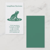 カエルカスタム会社 名刺 (正面/裏面)