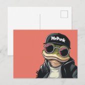 カエルカッコいい ポストカード (正面/裏面)