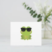 カエルカッコいい ポストカード (スタンド正面)