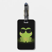カエルカッコいい ラゲッジタグ (裏面縦)