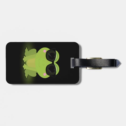 カエルカッコいい ラゲッジタグ (裏面横)