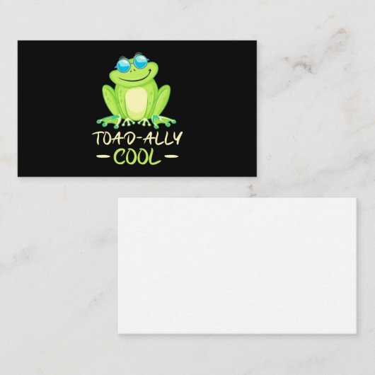 カエルカッコいい 名刺 (正面/裏面)
