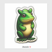カエルカラフルのステッ子供へカーと大人同様 シール (シート)