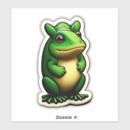 カエルカラフルのステッ子供へカーと大人同様 シール