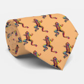 カエルカラフルヴィンテージネクタイ ネクタイ (ロール)