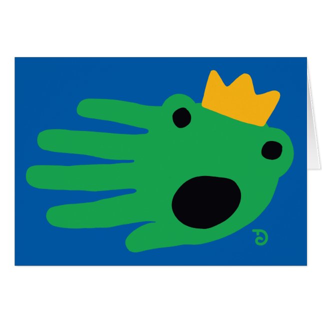 カエルカード (正面横)