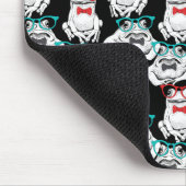 カエルガラスパターン マウスパッド (コーナー)