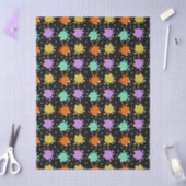 カエルサイケデリック色数々のティッシュペーパー 薄葉紙 (クラフト)