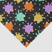 カエルサイケデリック色数々のティッシュペーパー 薄葉紙 (詳細)