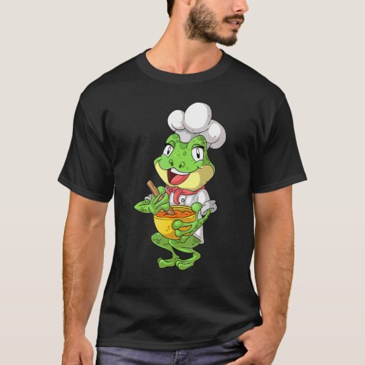 カエルシェフ 沸騰カエル Tシャツ (正面)