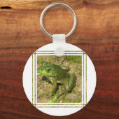 カエルデザインキーチェーン キーホルダー (正面)