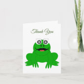 カエルデザインサンキューカード カード (正面)