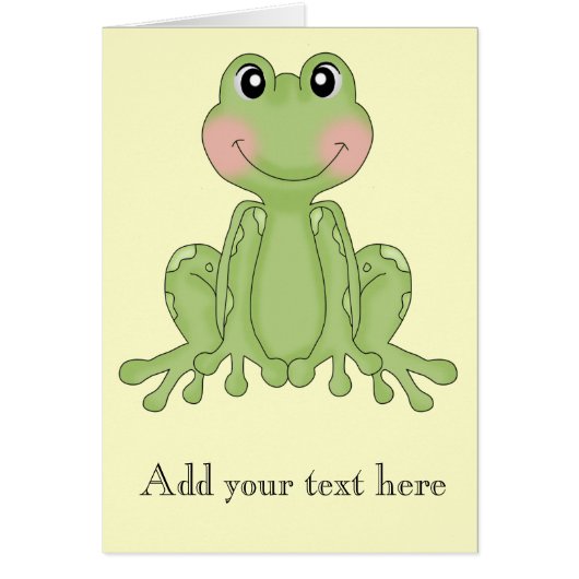 カエルデザインノテカーズフォーカエル収集家 (正面)