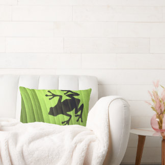 カエルデザイン装飾用クッション ランバークッション