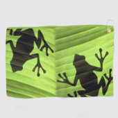 カエルデザイン ゴルフタオル (横)
