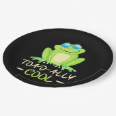 カエルトダリカッコいいー ペーパープレート (アングル)