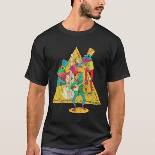 カエルバンド Tシャツ (正面)