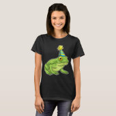 カエルパーティーパーティー帽子 Tシャツ (正面フル)