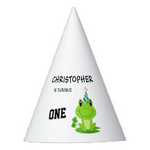 カエルパーティーファースト誕生日湿地グリーンフロギー