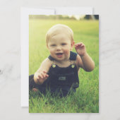 カエルパーティー1stバースデーピンク 招待状 (裏面)