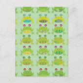 カエルファンキーのカエル ポストカード (正面)