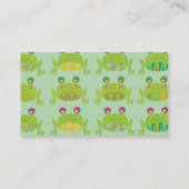 カエルファンキーのカエル 名刺 (裏面)