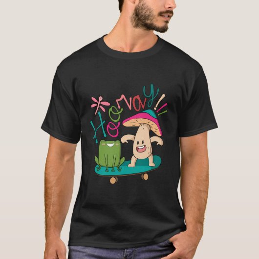 カエルファンキースケーター Tシャツ (正面)