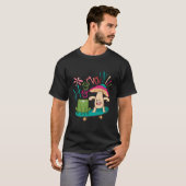 カエルファンキースケーター Tシャツ (正面フル)